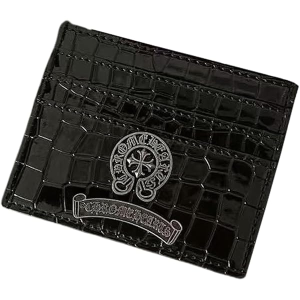 美品　Chrome Hearts 黒 レザー 小銭入れ　カード コインパース（小銭入れ）｜クロムハーツ通販専門店ブラック
